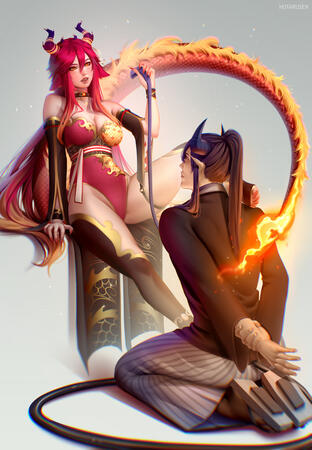 Xikesh & Emeiko by HotaruSen